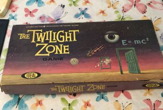 The Twilight Zone 1963 Ideal Vintage Board Game Complete Rare