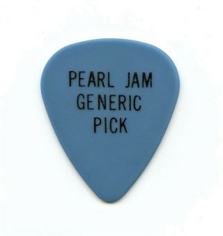 Vintage Pearl Jam Guitar Pick - Rare Color Concert Tour Pick