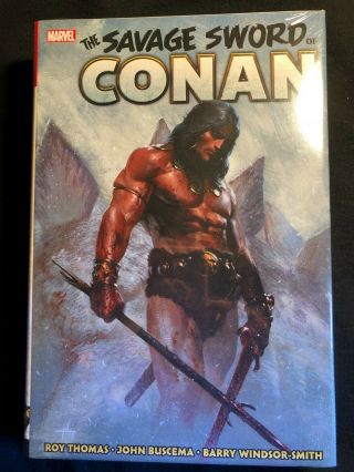 Conan Savage Sword Of Vol 1 Graphic Novel Hc 1st Edition Rare