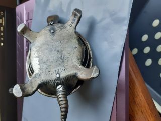 Rare Antique Bronze Tortoise Counter Bell marked DRCM Serial number 7 - 7016 c1865 3