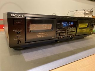 Rare Top - Line Sony Tc - We805s Cassette Deck,  Db S,  Hx,  Dual Rec,  A - Cal,  A/rms