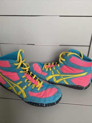 Asics Very Rare Sissy (sissies) Aggressors Wrestling Shoes Size 11 Barely Worn