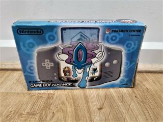 - Rare - Nintendo Gameboy Advance Handheld System Pokemon Center Suicine Glacier