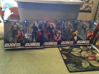 G.  I.  Joe Classified Series 1: Snake Eyes,  Roadblock,  Destro,  Duke,  Scarlett