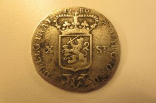 Rare Netherlands Voc Silver X Stuiver,  Utrecht 1780