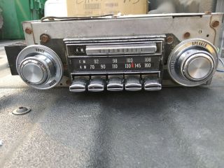 1970 1971 1972 Oldsmobile Cutlass 442 Am Fm Am/fm Stereo Car Radio Rare