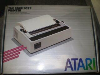 Vintage Atari 1025 Compact 80 - Column Printer For 800xl Oem W.  Box Rare