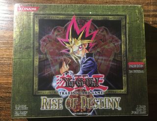 Yugioh Rise Of Destiny (rod) Factory Booster Box 1st Edition 24 Pack Rare