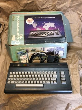 Vintage Commodore 16 Vintage Computer Rare C16 Complete.