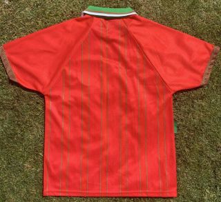 Wales Home Shirt Medium 1994/1995/1996 Vintage Football Retro RARE 2