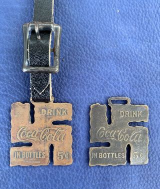 Coca Cola Swastika Fob Early Vintage Rare