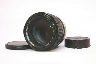 【rare,  】 Canon Fd S.  S.  C 85mm F1.  8 From Japan