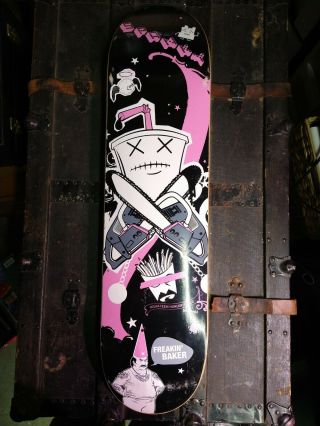 Rare Nos 2005 Baker Kevin " Spanky " Long Aqua Teen Hunger Force Skateboard