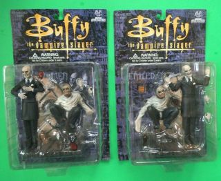 Moore Action Collectibles Buffy The Vampire Slayer Gentlemen Set Of 2,  2001,  Mip