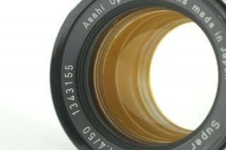 【RARE 8 Elements / Exc,  5】Pentax Takumar 50mm f1.  4 M42 MF Lens Japan Y152 2