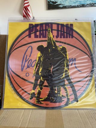 1992 Pearl Jam ‎ten Lp Uk Picture Disc Vinyl Perfect Never Played Rare
