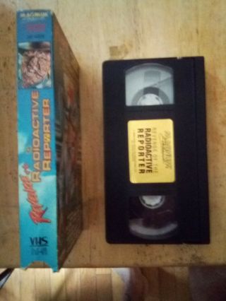 vhs horror Revenge of the radioactive reporter rare oop vintage gore 3