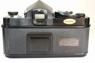 Black Nikon F2 DE - 1 DE1 RARE PRISM SLIDEMAGIC SS - F2 35mm SLR Film Camera Body 3