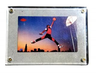 Rare 1985 Nike Promo Card,  Michael Jordan,  Rookie,  Rc Air Jordan