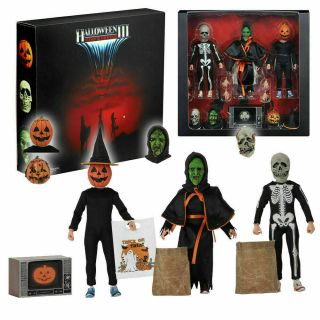 Neca Halloween Iii Season Of The Witch Clothed Action Figure Set