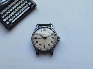1942 Year Ww2 Military Rare Watch Longines Cal.  12 6424509 Serviced