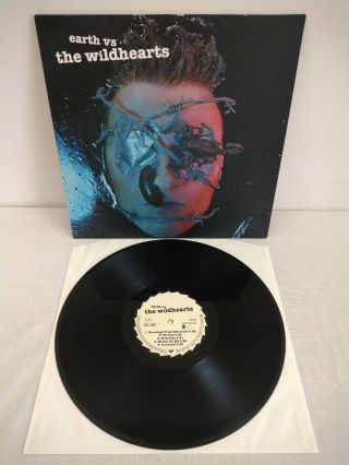 The Wildhearts - Earth Vs The Wildhearts - 1993 Uk 1st Press Vinyl Lp Very Rare