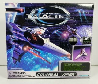 Battlestar Galactica Colonial Viper 1996 Trendmasters (, Opened Box)