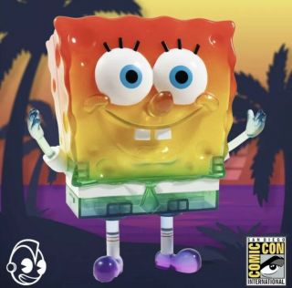 Sdcc 2019 Kidrobot Spongebob Squarepants Vinyl Art Figure Nickelodeon Exclusive