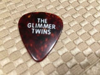The Rolling Stones - - Mick Jagger/keith Richards - Glimmer Twins Guitar Pick Rare