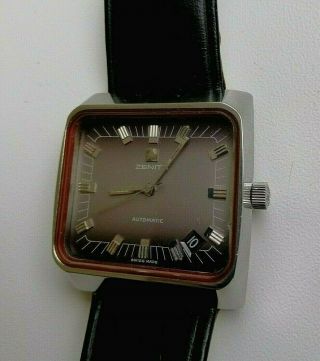 Vintage Zenith Swiss Made Automatic Wrist Watch.  Rare