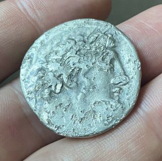 BIBLICAL Silver Shekel Of Tyre - Melkharth And Eagle On Prow VERY RARE 2