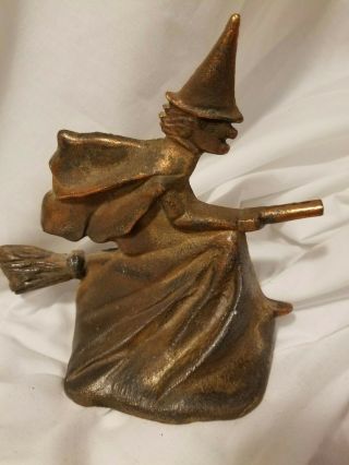 Halloween Rare Antique Copper Witch 1800 ' s Strathcona 5.  5 