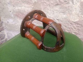 Rare Vintage Musgrave Belfast Bridle Rack Cast Iron Horse Stable Antique Tack