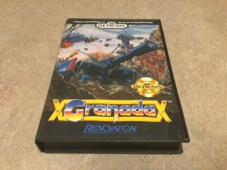 Granada (sega Genesis,  1990) " Rare " Complete With Purchase Receipt