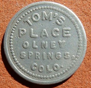 Olney Springs Colorado R10 Token ⚜️ Tom 