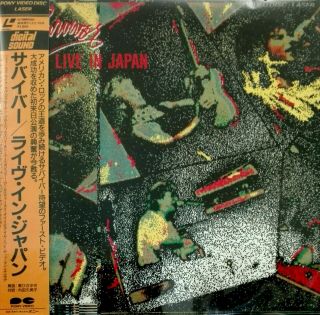 Survivor - Live In Japan Japan Laserdisc Ld Obi G78m0081 Mega Rare