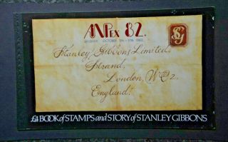 Gb Qeii Prestige Booklet Dx3a Stanley Gibbons With " Anpex 82 " Overprint.  Rare.