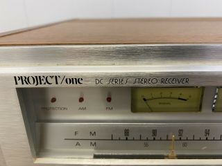 Vintage PROJECT ONE DC Series Stereo Receiver MARK 600 2x80 watts - RARE - 3