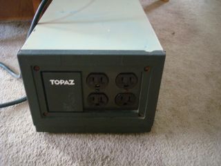 Topaz 1000 Voltage Power Conditioner Supply Pn 02406 - 06q3 1kva 4 Plug (rare)