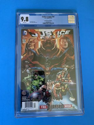 Justice League 50 Cgc 9.  8 $6.  99 Newsstand - 1st App 3 Jokers - Dc Comics Rare