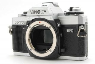 【rare Almost Unused】 Minolta X - 700 Silver Mps 35mm Slr Film Camera Body Japan