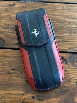 Vertu Ascent X Ferrari Gt Red And Black Leather Extremely Rare Pre - Owned
