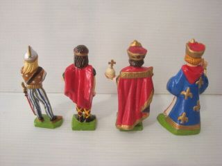 Rare série complète complète 16 figurines Starlux plastique Les rois de France 3