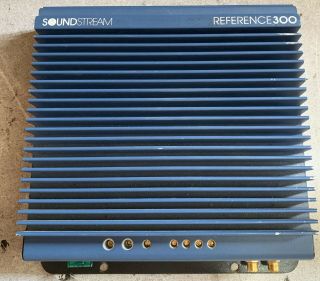 Old School Soundstream Reference 300 2 Channel Amplifier,  Rare,  Usa,  Vintage