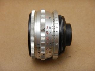 Rare Steinheil München Quinon 50mm f/2.  0 Prime Lens with LTM L39 Mount 2