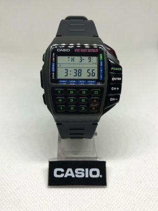 Rare Casio Cmd - 20 Tv Remote Control Wristwatch Japan Module 1134 Vintage