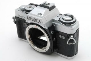 RARE NEAR Minolta X - 700 MPS Silver SLR Film Camera,  50mm f1.  7 From JAPAN 2