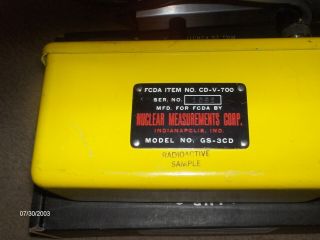 MOST RARE of all meters NUCLEAR MEASUREMENTS GS - 3CD GEIGER COUNTER 2