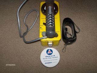 MOST RARE of all meters NUCLEAR MEASUREMENTS GS - 3CD GEIGER COUNTER 3