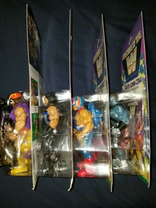 WWE Masters Of The Universe Complete Set Of 4 WAVE 2 RANDY,  REY,  CENA,  ROMAN 2